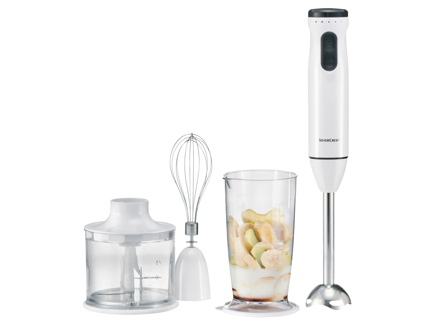Frullatore ad immersione Silvercrest Kitchen Tools, prezzo 19.99 €
3 in 1
- ...