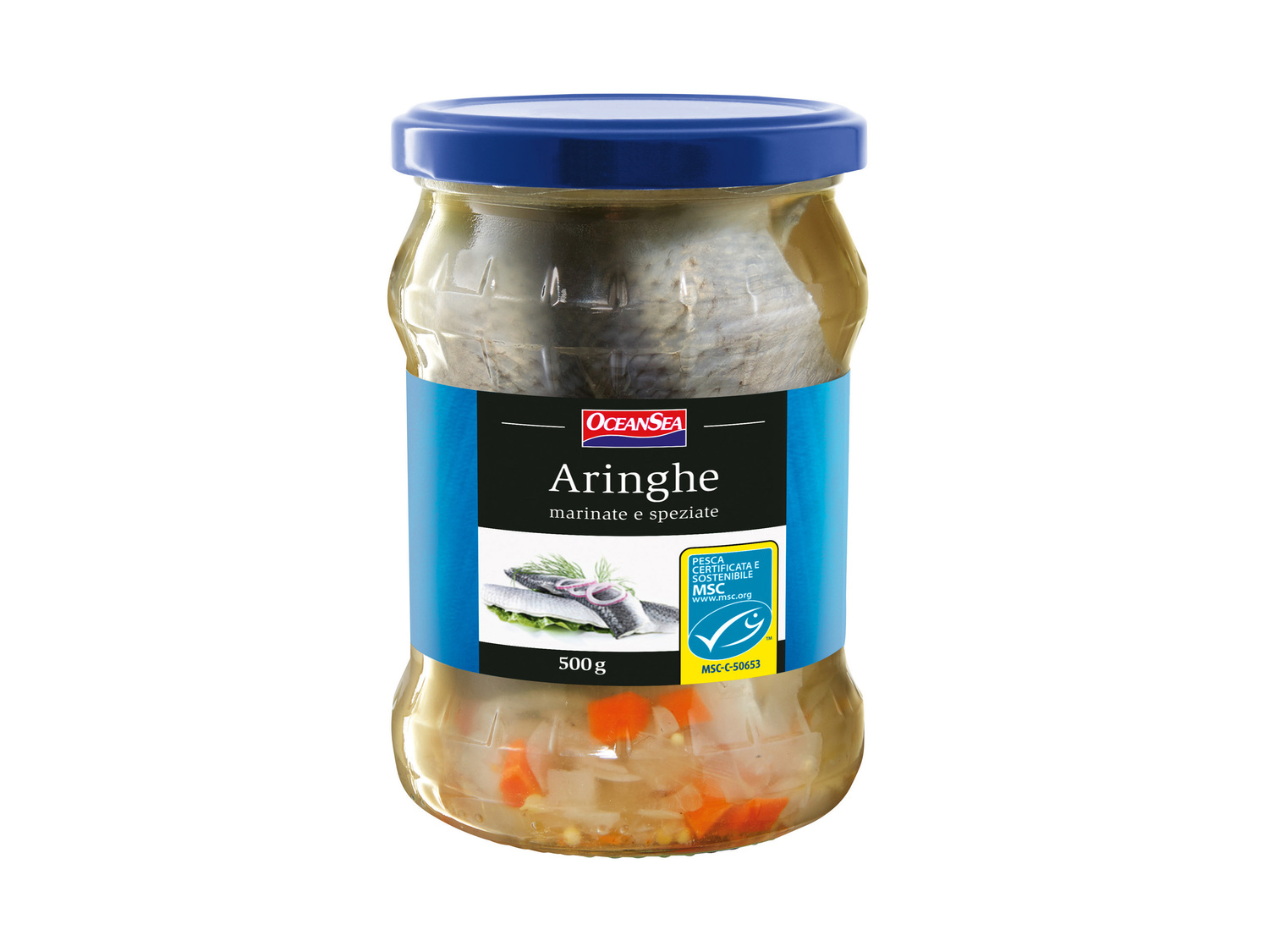 Aringhe Ocean Sea, prezzo 1.79 €
- Marinate e speziate o marinate
- Pesca sostenibile ...