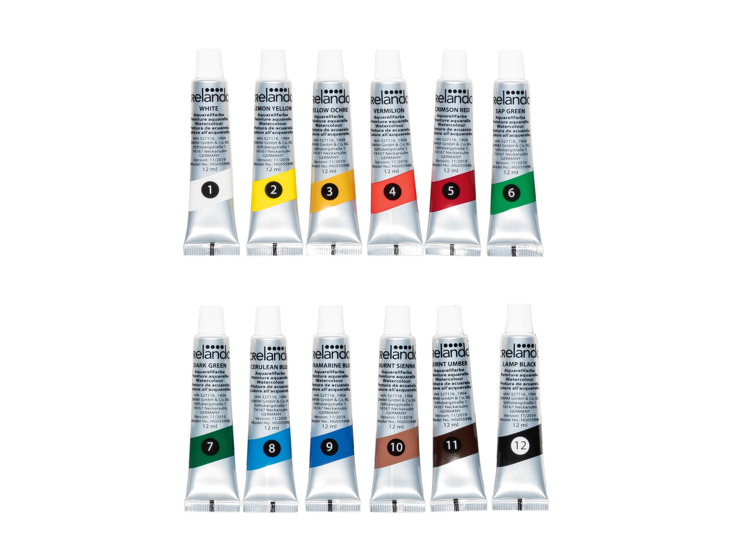 Set colori o gessetti Crelando, prezzo 2.99 €
12 o 25 pezzi
- Colori acrilici ...