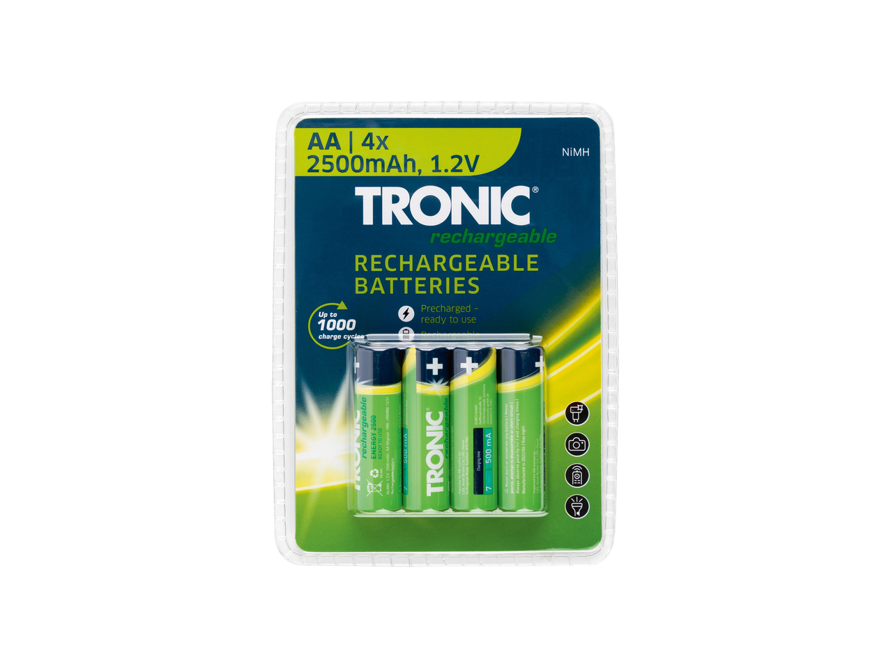 Batterie ricaricabili , prezzo 3.99 EUR  
Batterie ricaricabili  4 pezzi  
-  AA o AAA