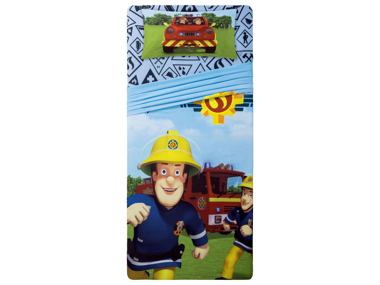 Completo lenzuola singole Paw Patrol, Sam il pompiere, Minions, Minnie Mouse, Miraculous, ...