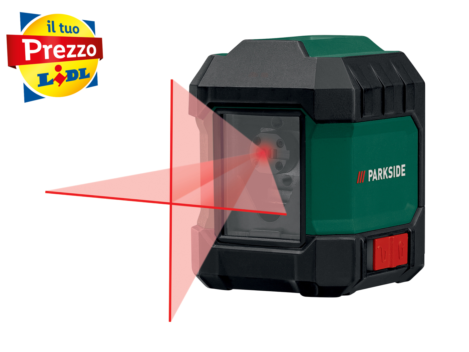 Livella laser a croce con morsetto Parkside, prezzo 24.99 €
- 2 modalità di ...
