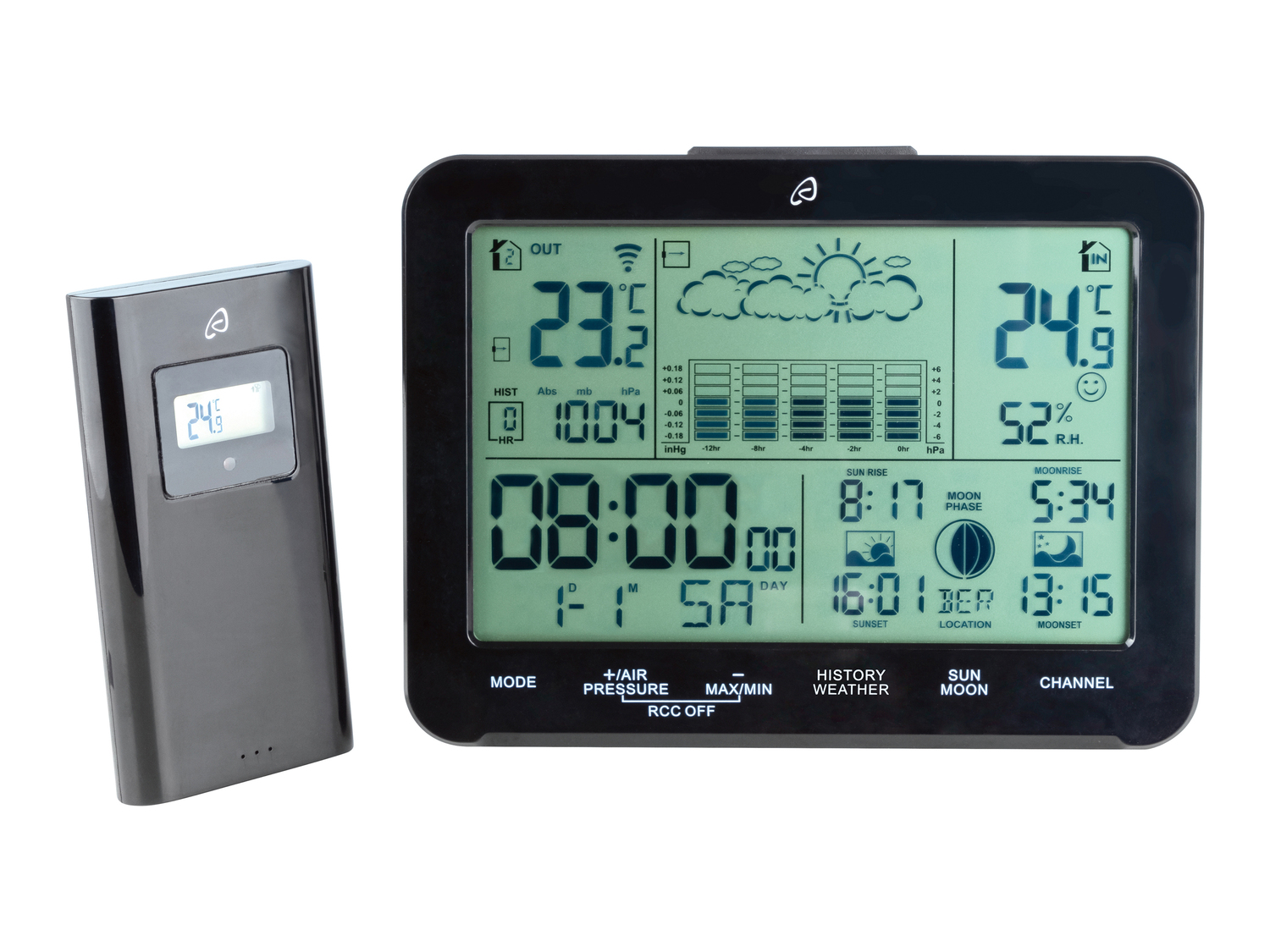 Stazione meteorologica Auriol, prezzo 14.99 €
- Display con retroilluminazione ...