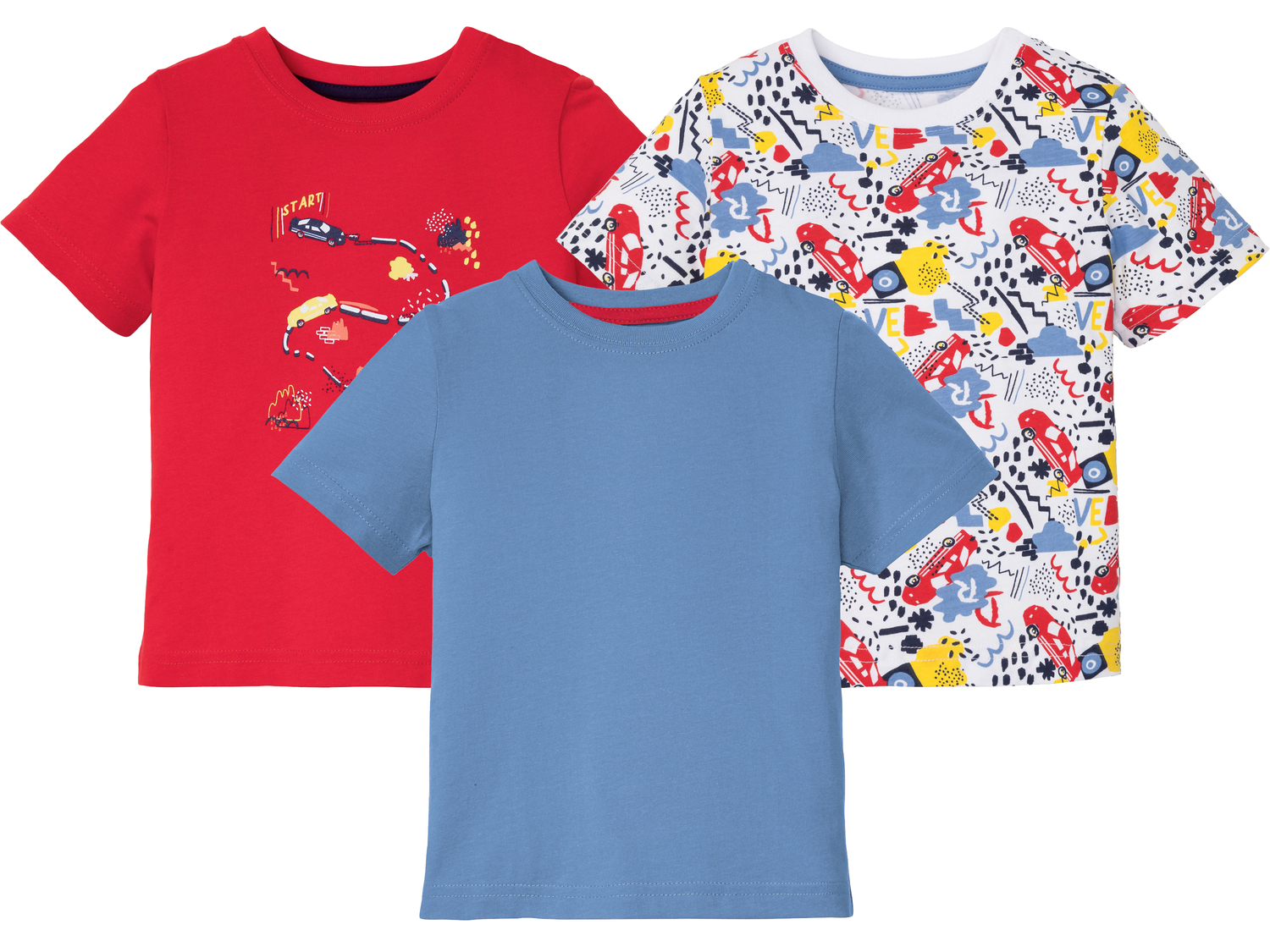 T-shirt da bambino Lupilu, prezzo 4.99 €
3 pezzi - Misure: 1-6 anni
Taglie ...