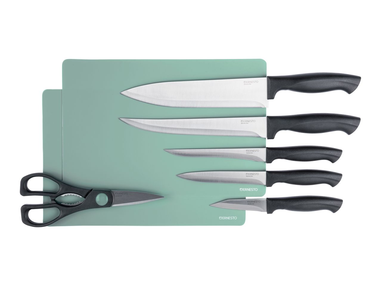 Set coltelli e taglieri , prezzo 8,99 EUR
Set coltelli e taglieri 8 pezzi
- Lame ...