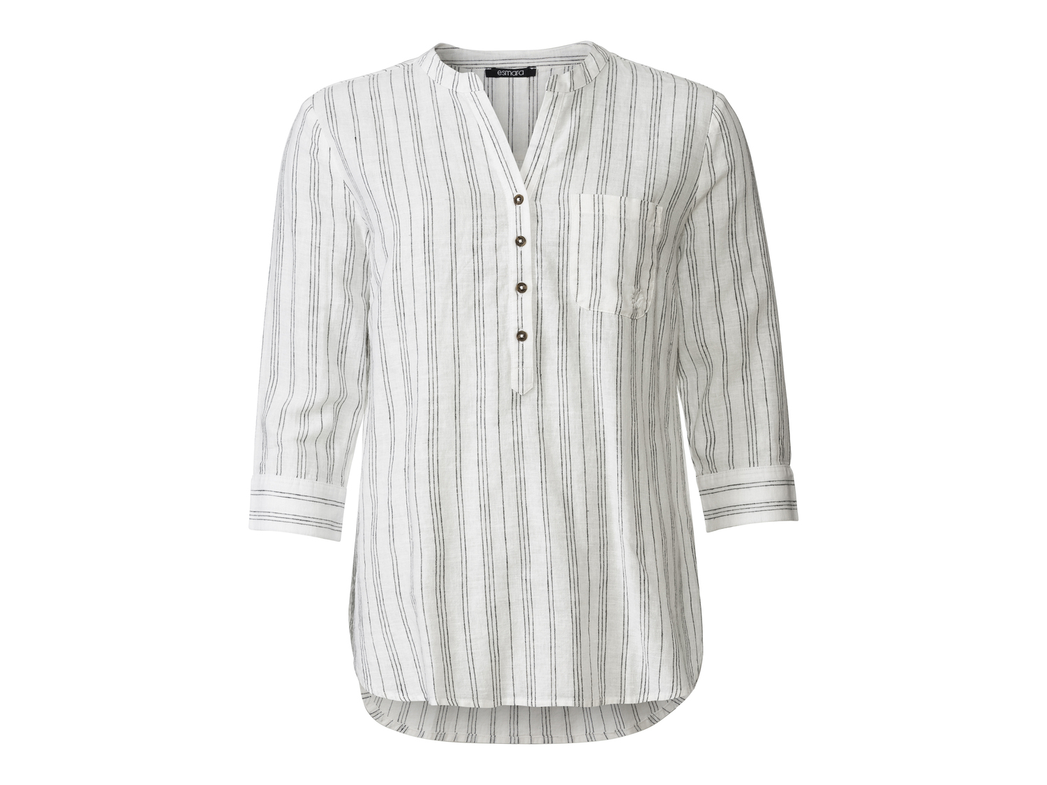 Camicetta in lino da donna Esmara, prezzo 7.99 €
Misure: 38-48
Taglie ...