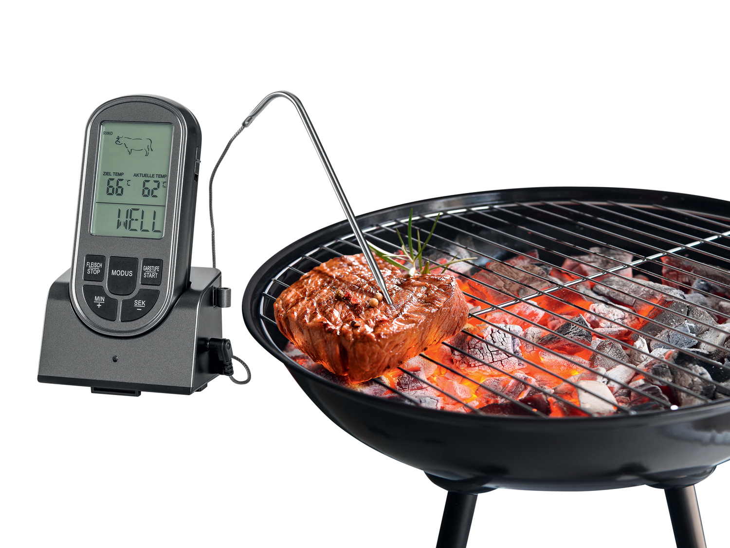 Termometro radiocontrollato per barbecue 3-anni-di-garanzia, prezzo 11.99 €
- ...