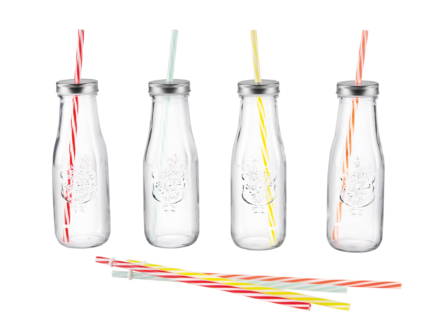 Set bicchieri con cannuccia Ernesto, prezzo 4.99 €
4 pezzi
- 8 cannucce ...