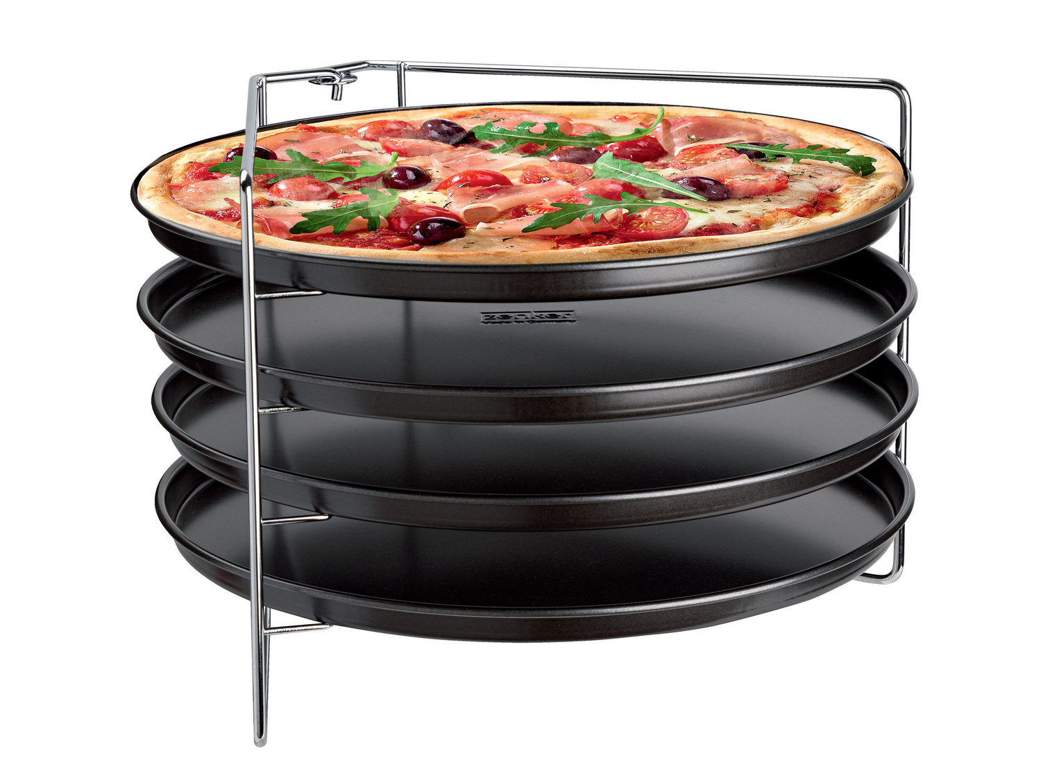 Set teglie per pizza con supporto Zenker, prezzo 9.99 €
5 pezzi
- Rivestimento ...