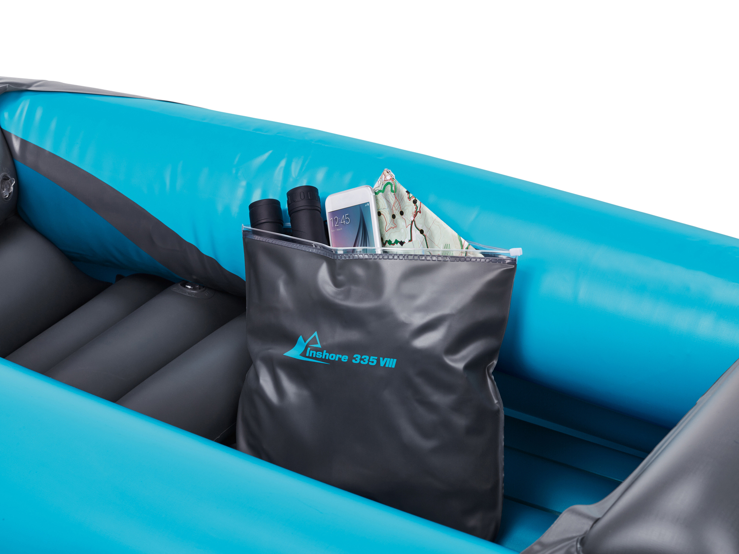 Kajak gonfiabile Crivit, prezzo 59.00 €
- Sedile anteriore e posteriore ...