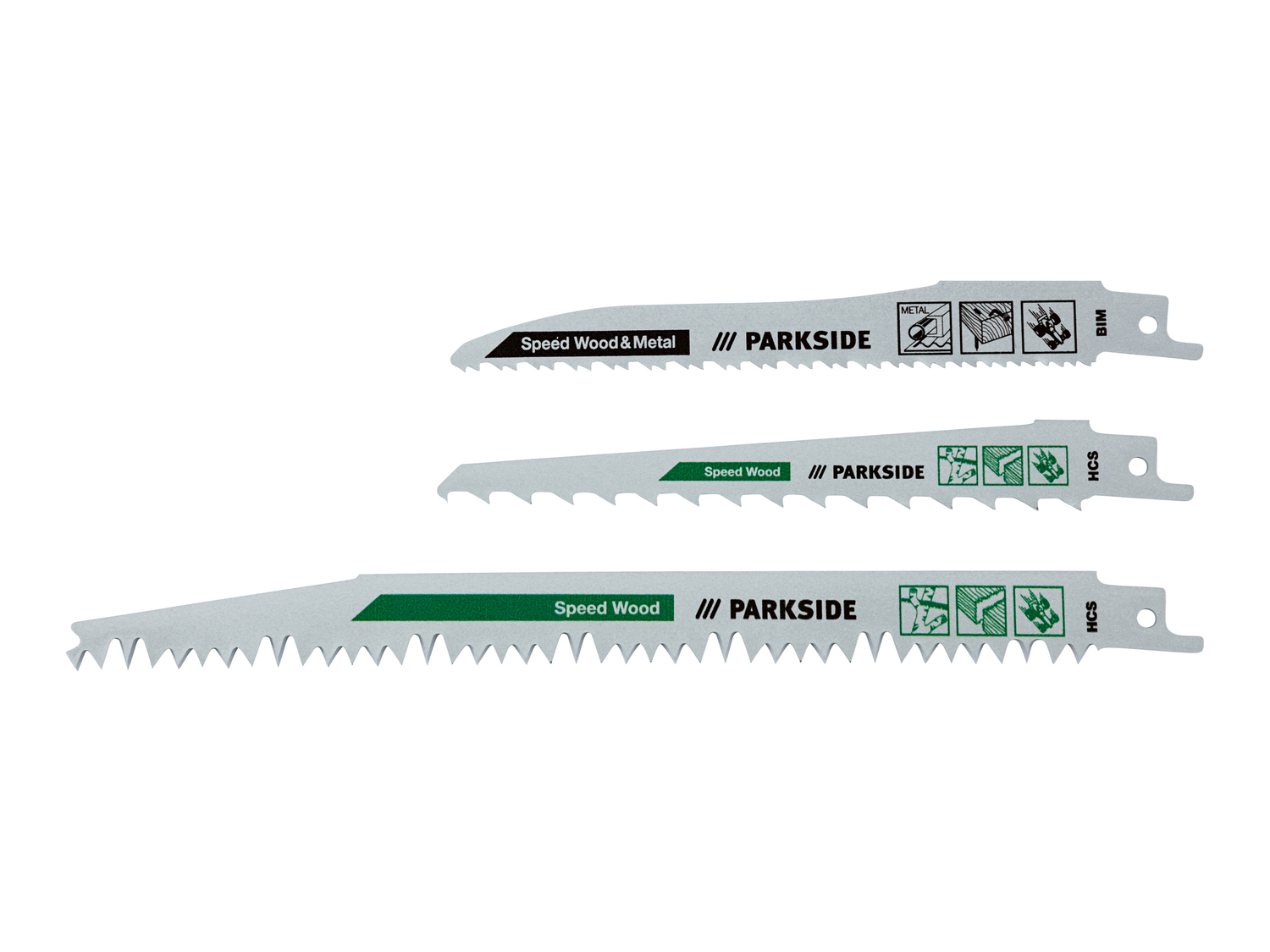 Set lame per seghetto ricaricabile Parkside, prezzo 3.99 €
3 pezzi
- Per i ...