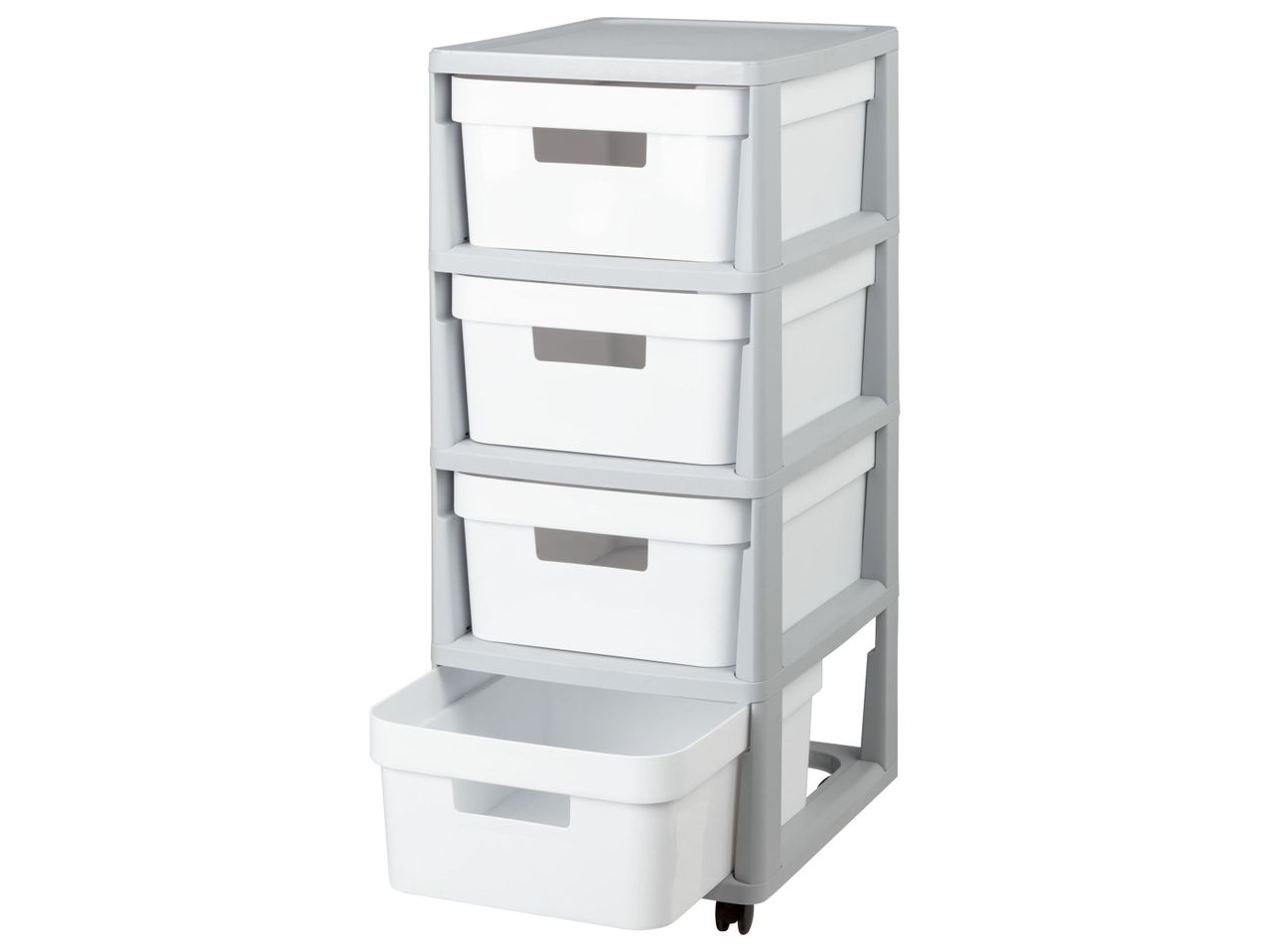 Cassettiera , prezzo 29.99 EUR
Cassettiera 44 L
- 4 cassetti
- Dimensioni: ...