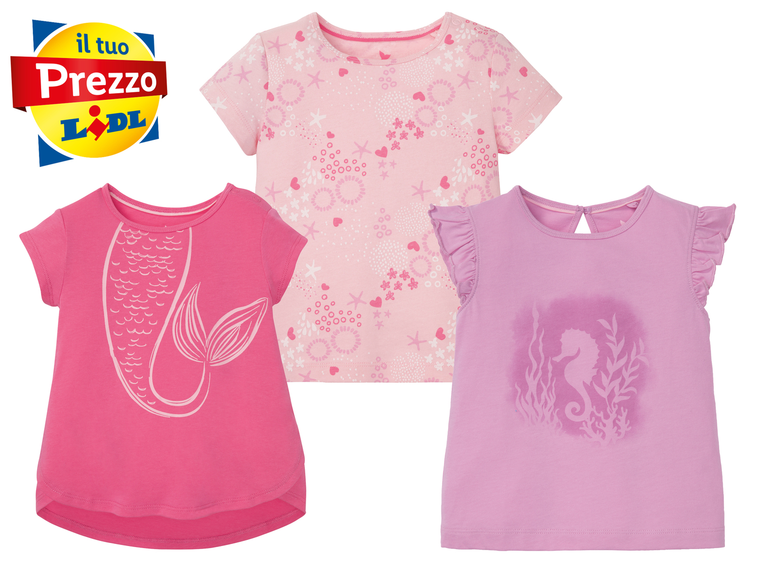 T-shirt da bambina Lupilu, prezzo 5.99 €
3 pezzi - Misure: 1-6 anni
-
Puro ...