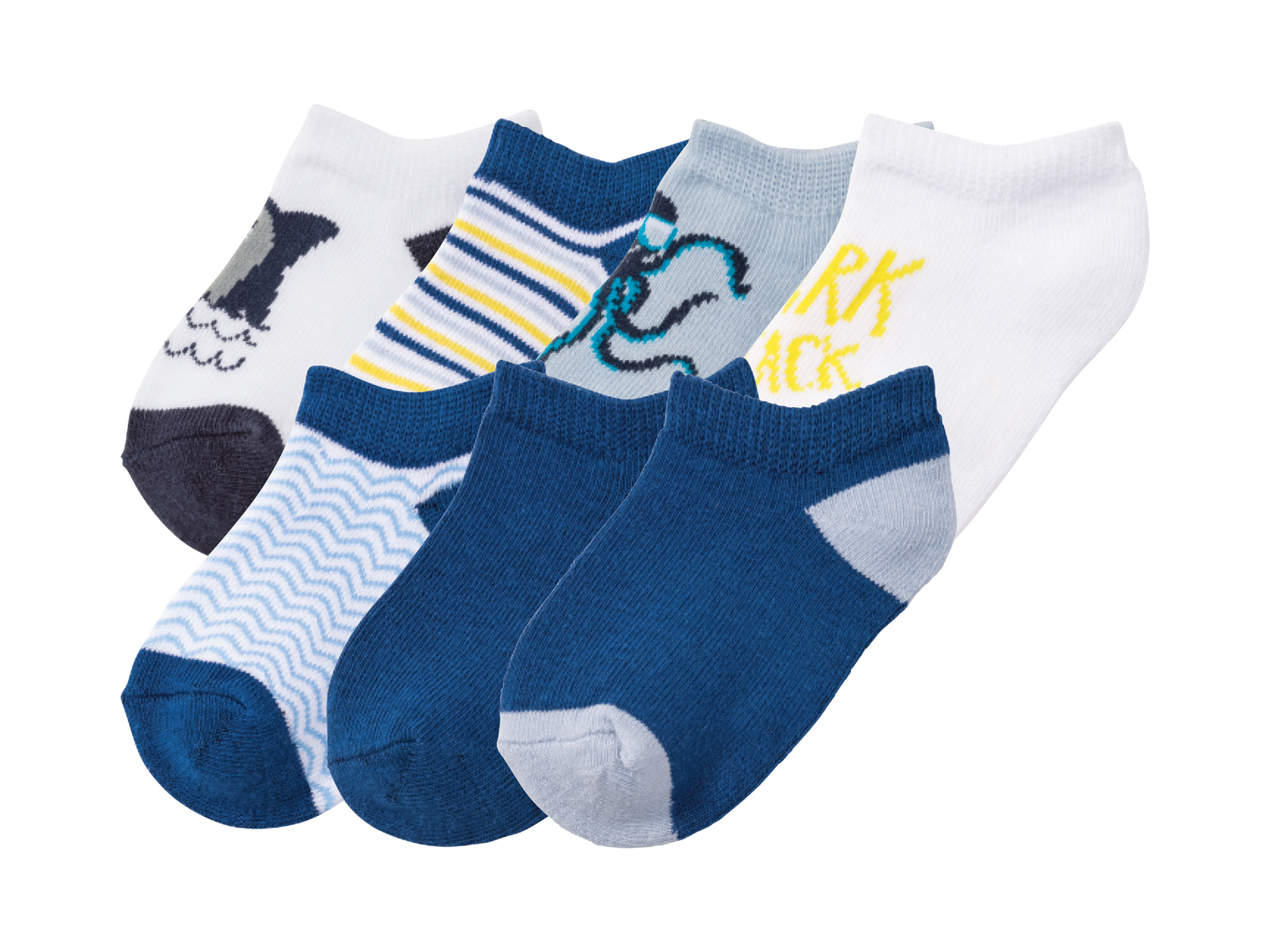 Calzini da bambino Lupilu, prezzo 3.99 €
7 paia - Misure: 19-30
Taglie disponibili
Caratteristiche
- ...