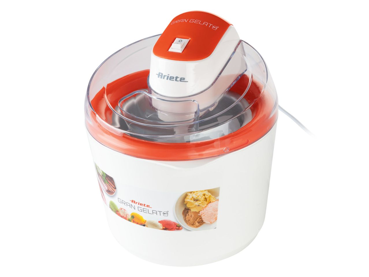 Gelatiera , prezzo 39.99 EUR
Gelatiera
- Gelato pronto in 30 minuti
- Per preparare ...