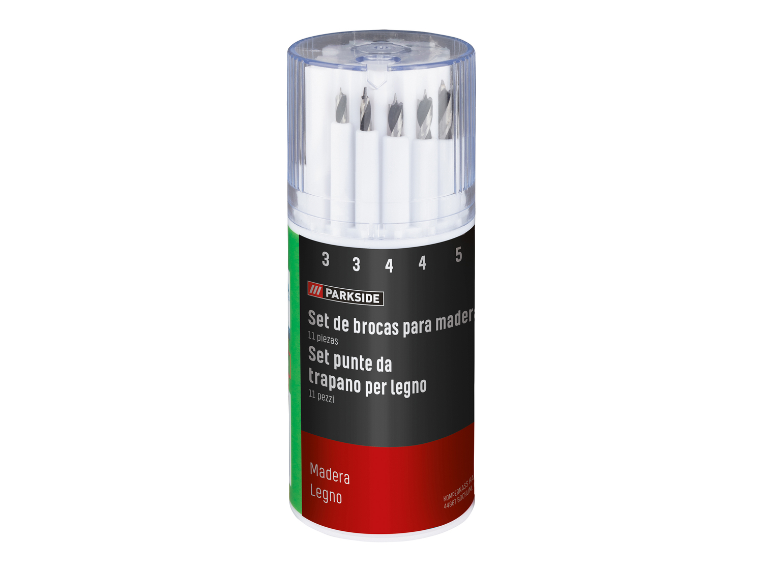 Set punte per trapano Parkside, prezzo 3.99 €
11 pezzi
Caratteristiche
- VPA-5891