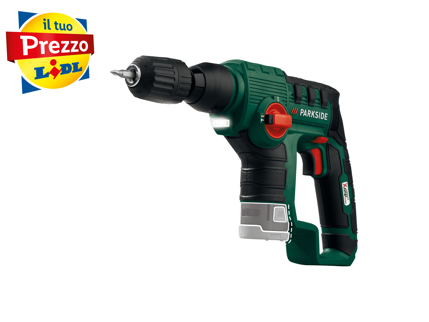 Trapano battente ricaricabile Parkside, X12VTeam SDS, prezzo 29.99 €
- Meccanismo ...