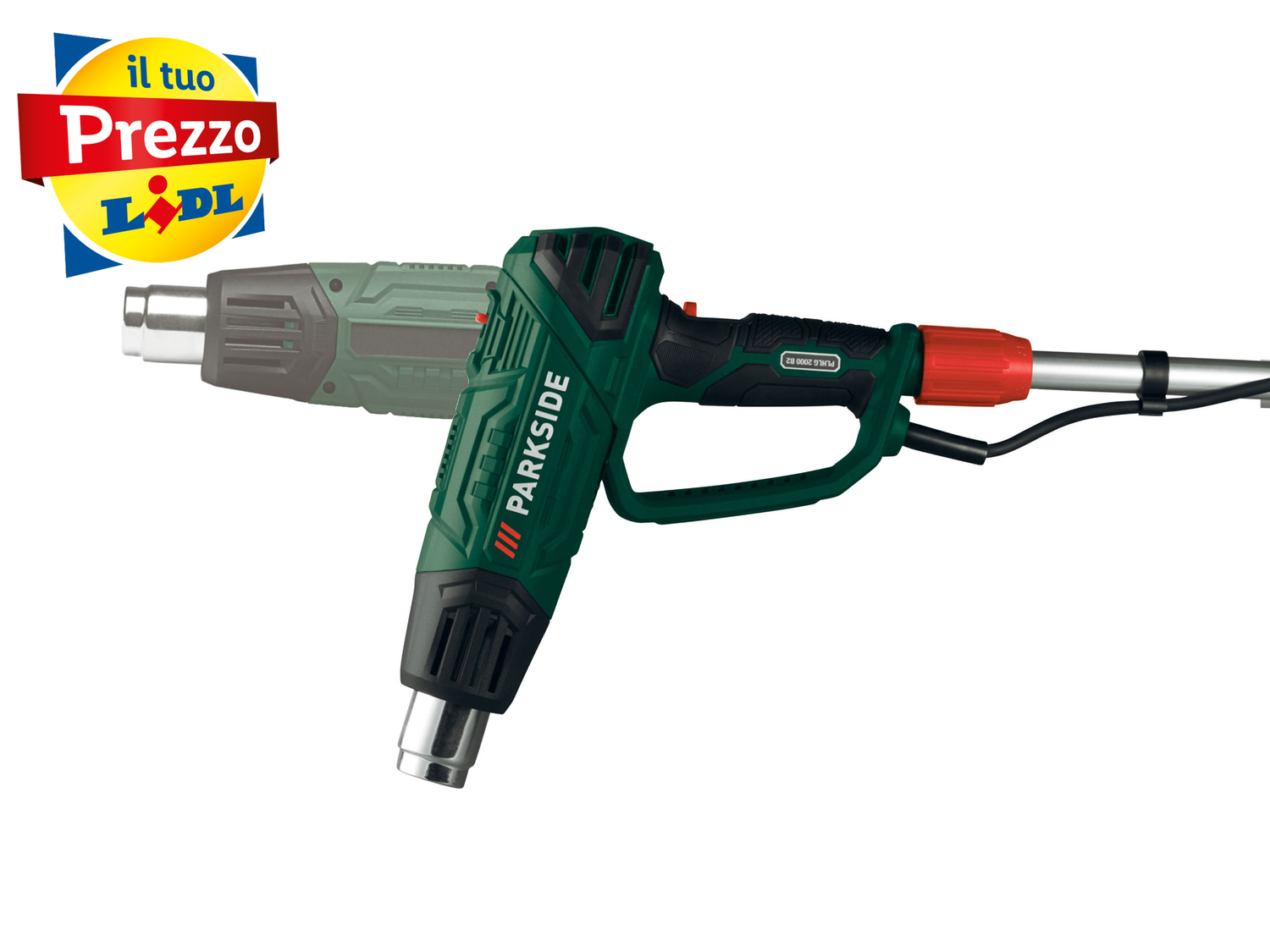 Pistola termica a braccio lungo o bruciatore diserbante Parkside PLHLG2000B2, prezzo ...