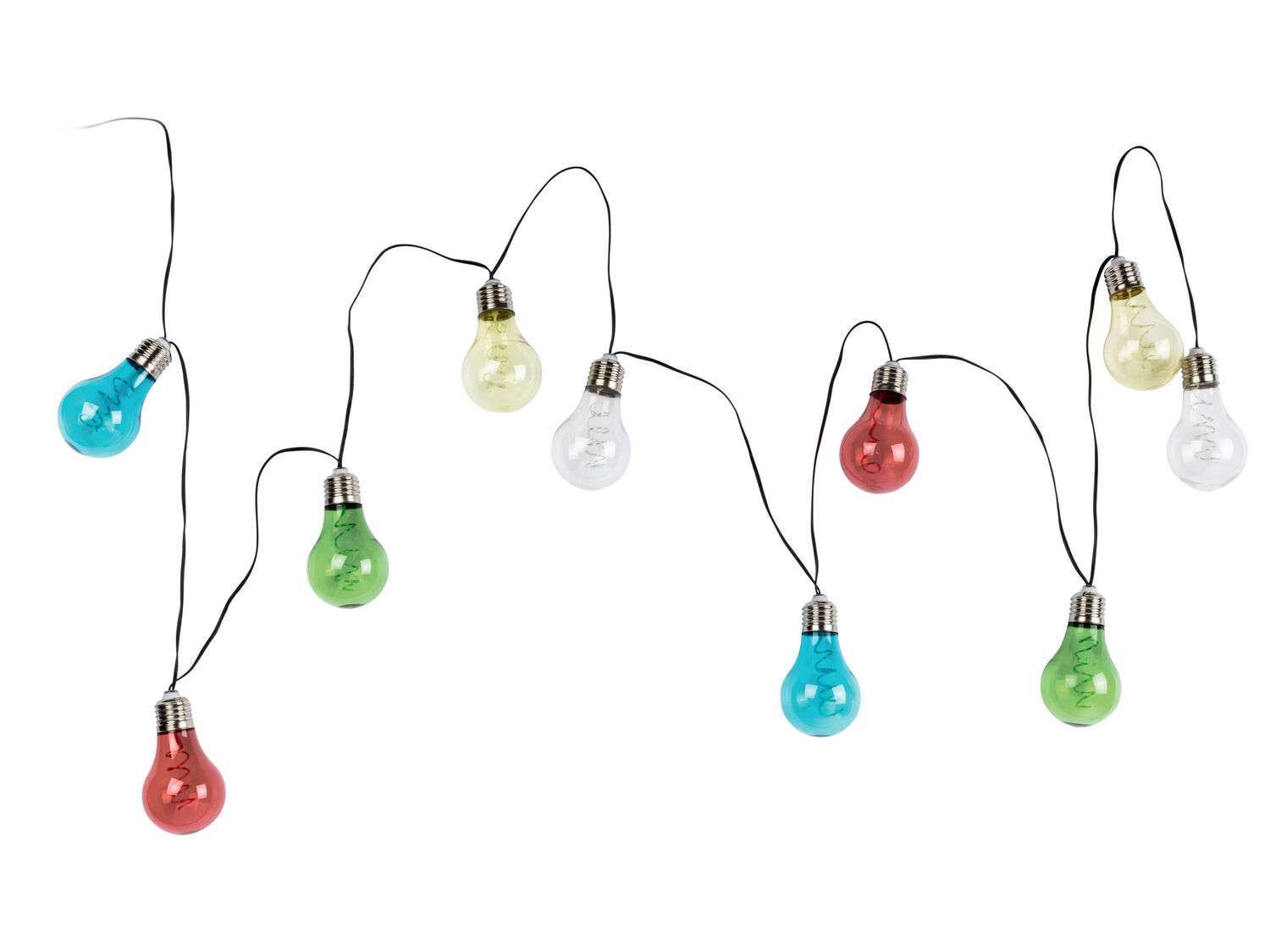 Catena luminosa ad energia solare Melinera, prezzo 14.99 € 
- 10 lampadine in ...