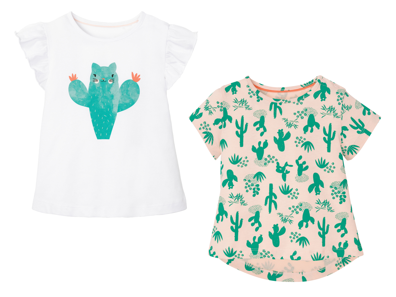 T-shirt da bambina Lupilu, prezzo 4.99 &#8364; 
2 pezzi - Misure: 1-6 anni 
- ...