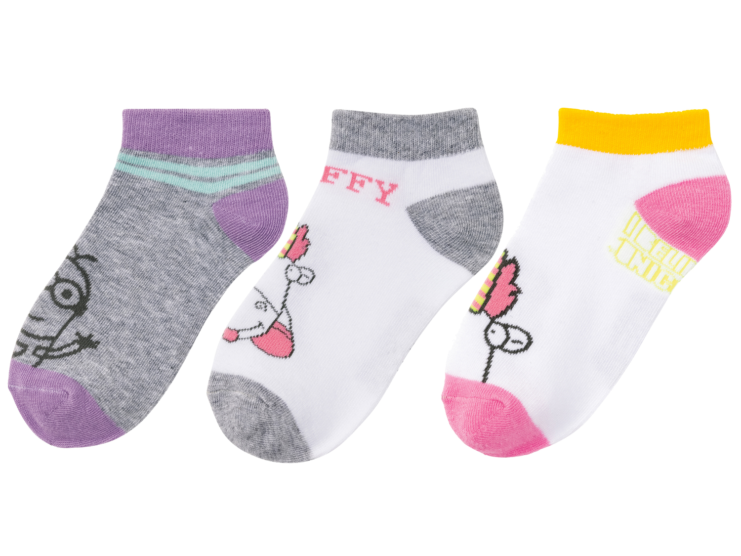 Calzini da bambina , prezzo 2.99 €
3 paia - Misure: 19-34
Taglie disponibili