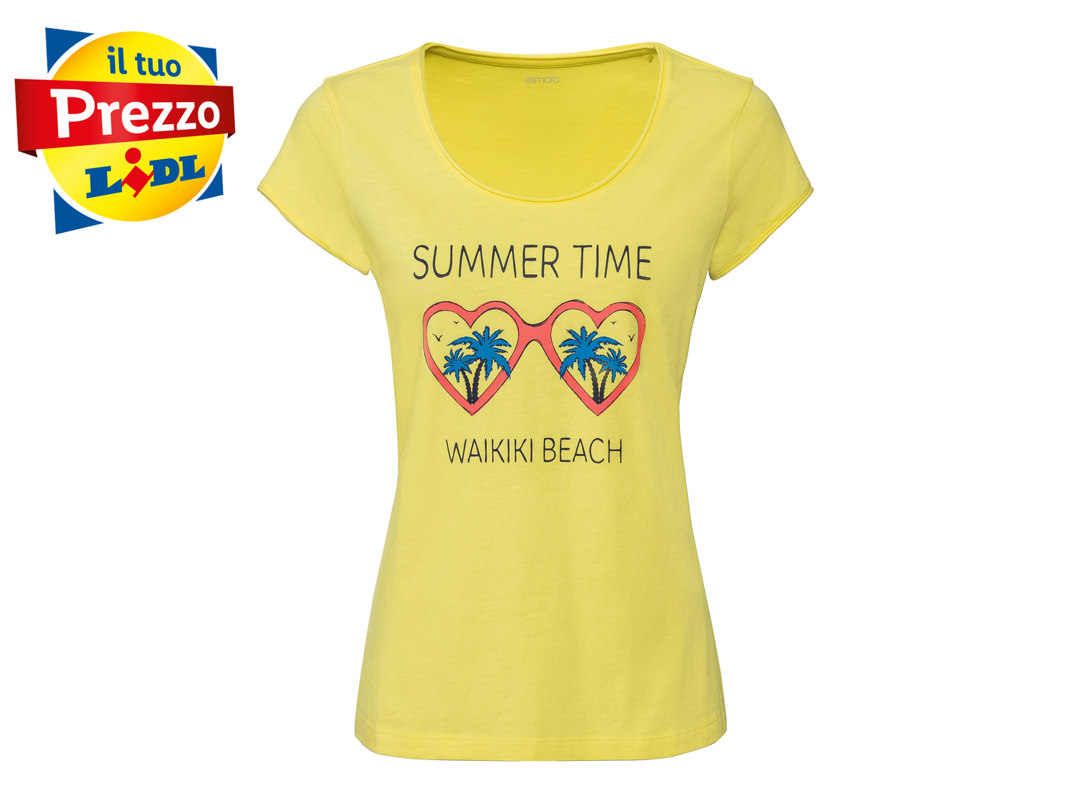 T-shirt da donna Esmara, prezzo 3.99 € 
Misure: S-L 
- 
In puro cotone
Prodotto ...