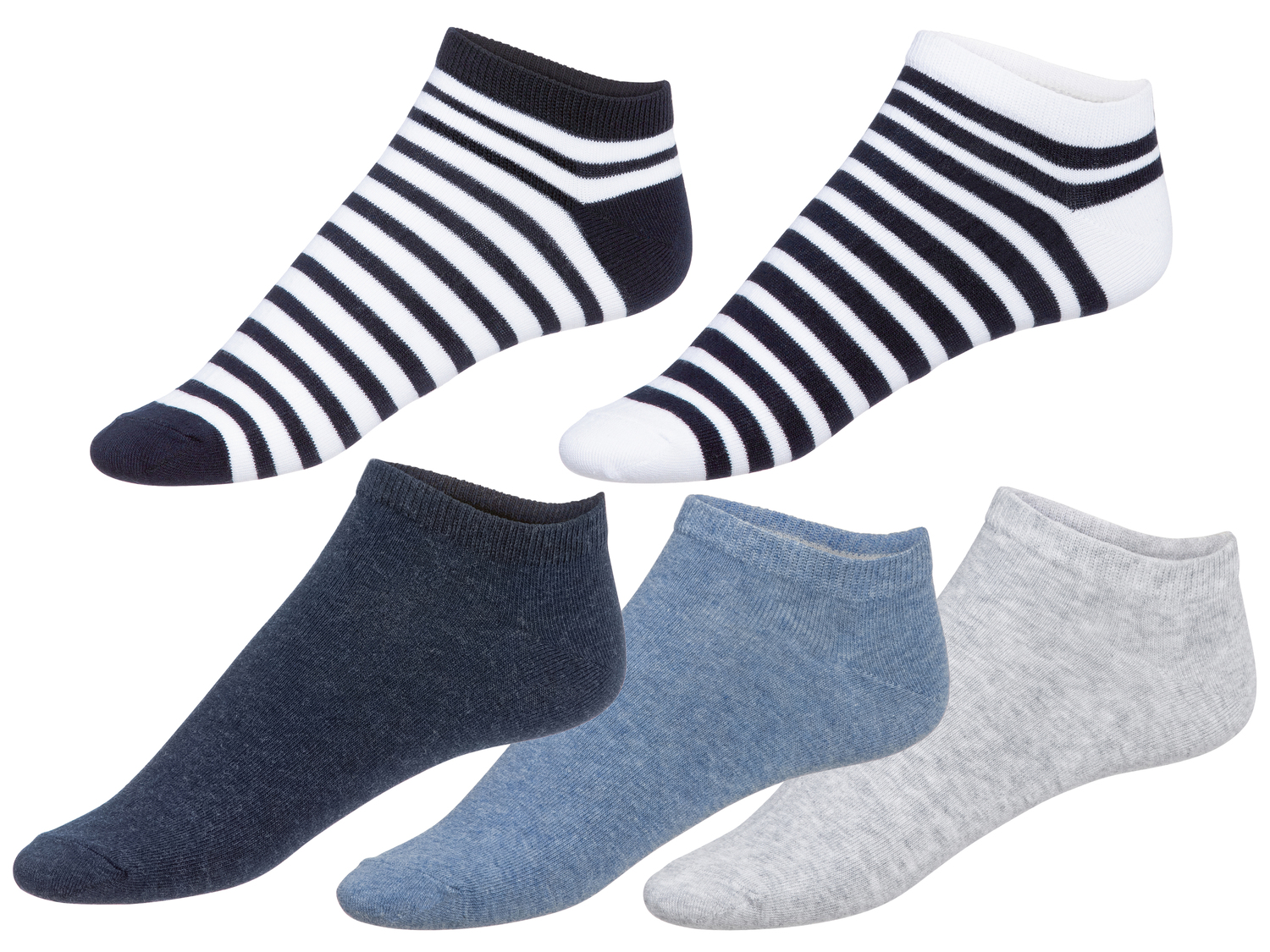 Calzini da uomo, Livergy, prezzo 3.99 €
5 paia - Misure: 39-46
Taglie ...
