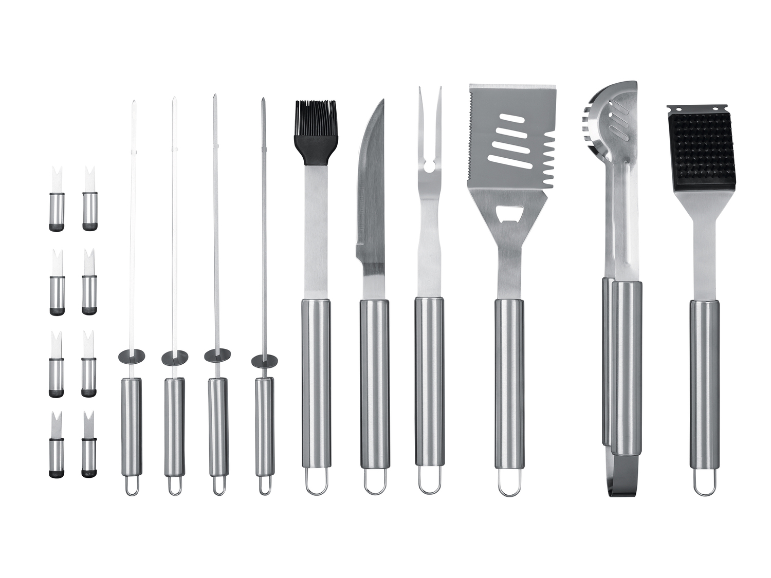 Set utensili per grill in valigetta , prezzo 19.99 € 
18 pezzi 
In dotazione
- ...