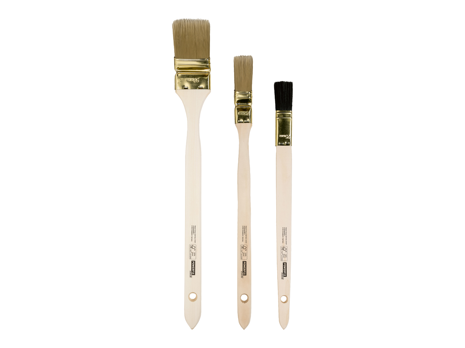 Set pennelli Parkside, prezzo 3.99 €
3 pezzi
Caratteristiche