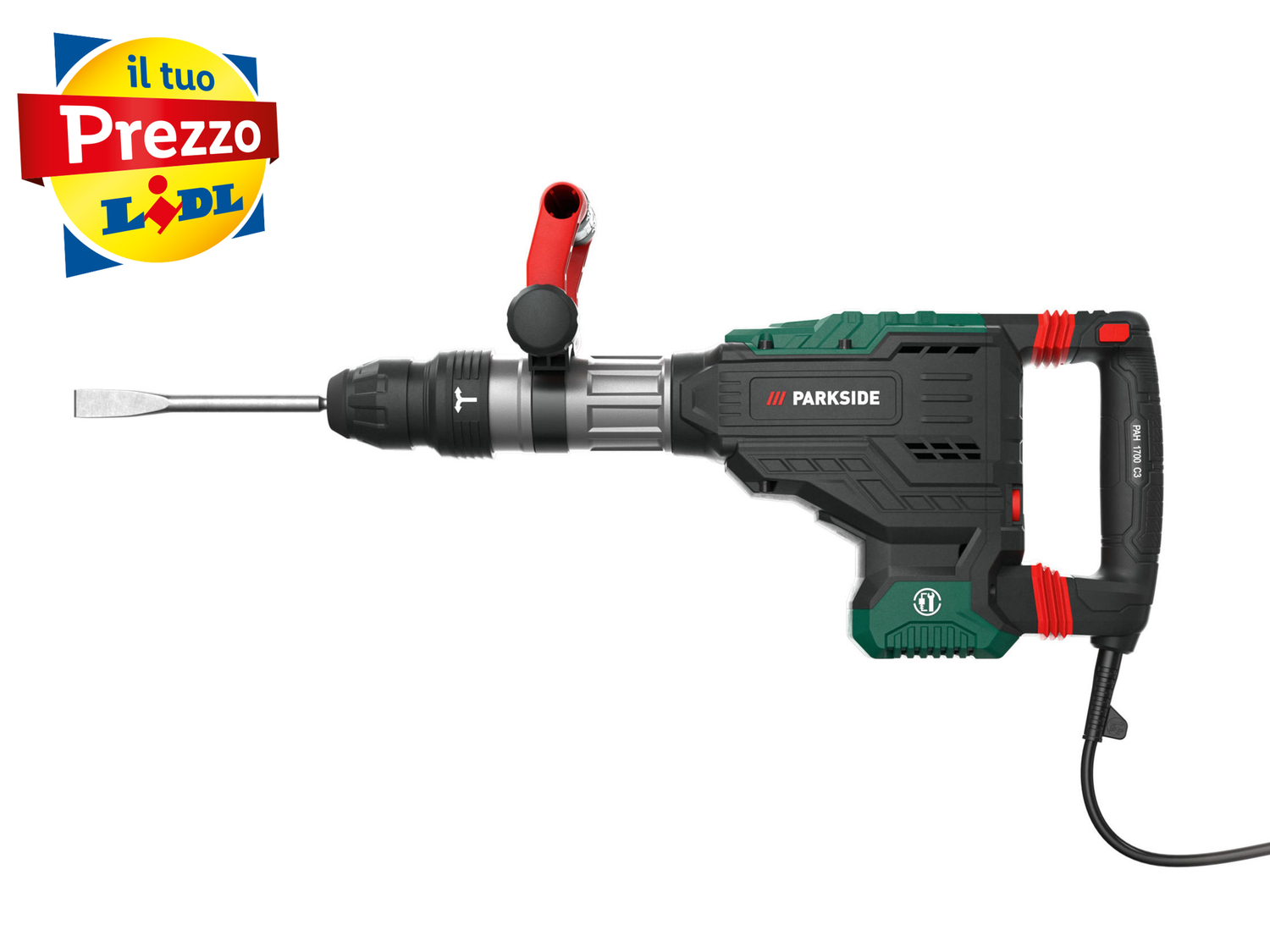 Martello demolitore Parkside PAH 1700 C3 SDS, prezzo 119.00 €
- Forza di percussione ...