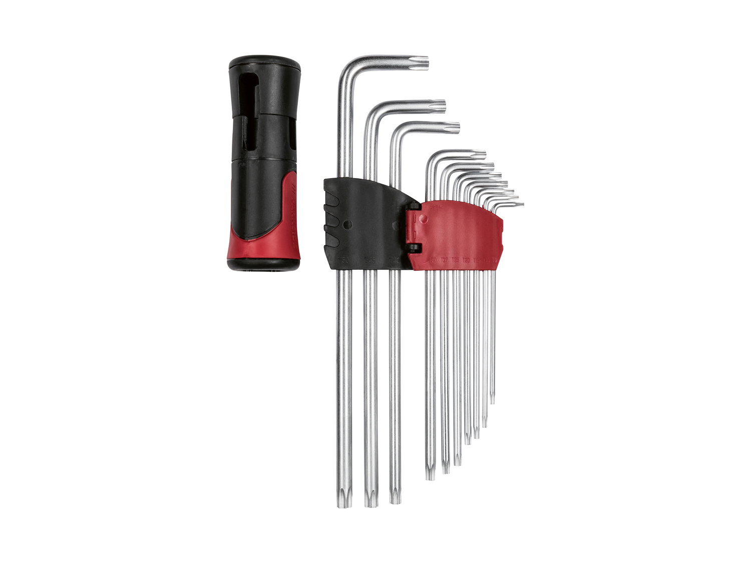 Set chiavi a brugola Parkside, prezzo 4.99 €
11 pezzi
- Con manico a ...