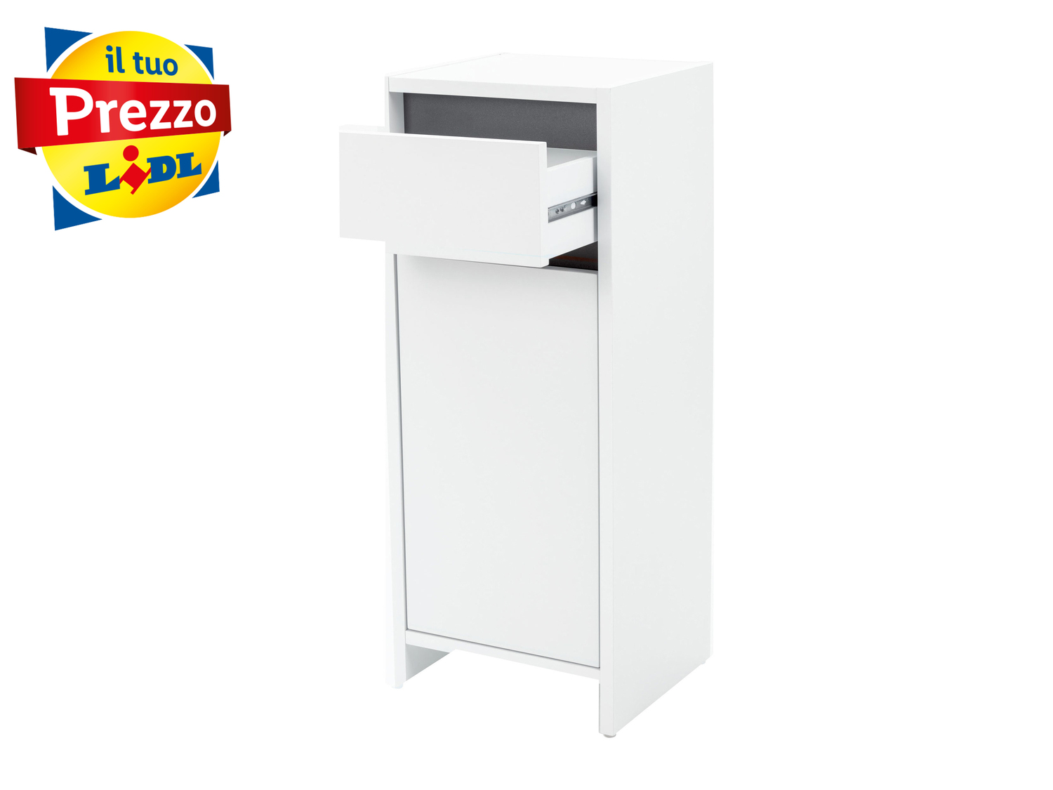 Mobiletto da bagno Livarno Living, prezzo 24.99 €
- Cassetto scorrevole con ...