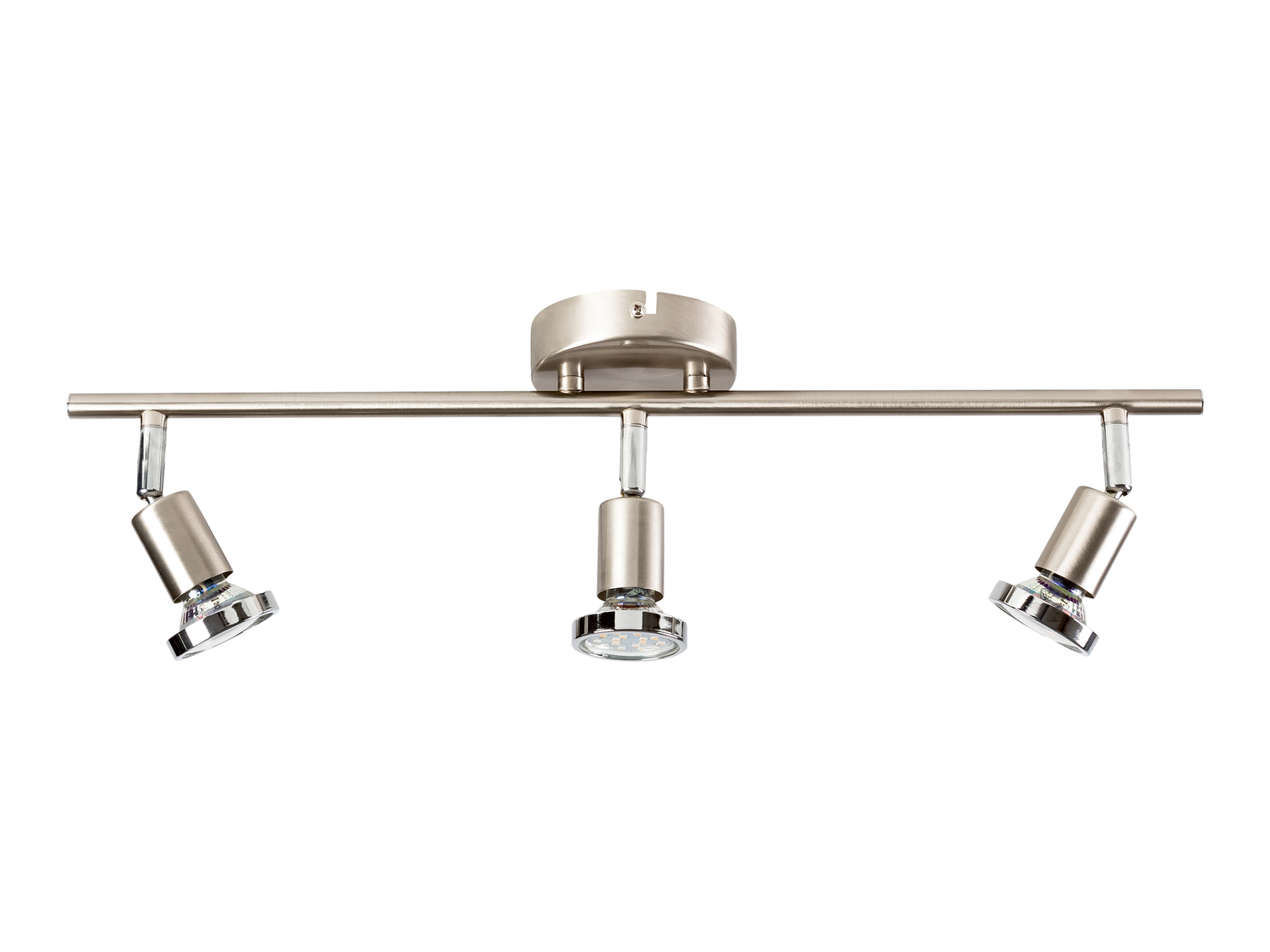 Lampada LED da soffitto con faretti Livarno Lux, prezzo 14.99 € 
- 3 LED a risparmio ...