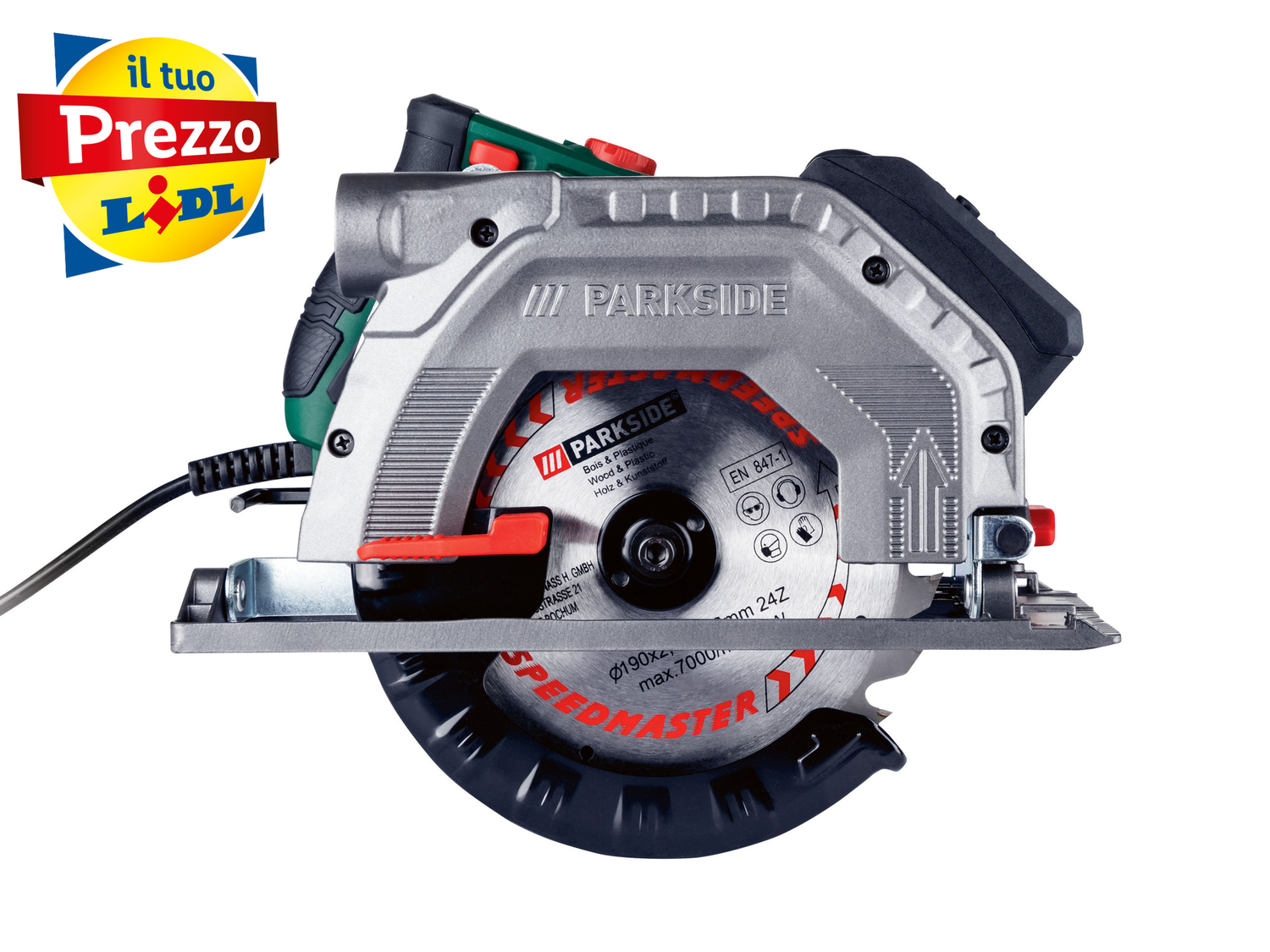 Sega circolare Parkside, prezzo 39.99 €
- Avvio morbido regolato elettronicamente
- ...