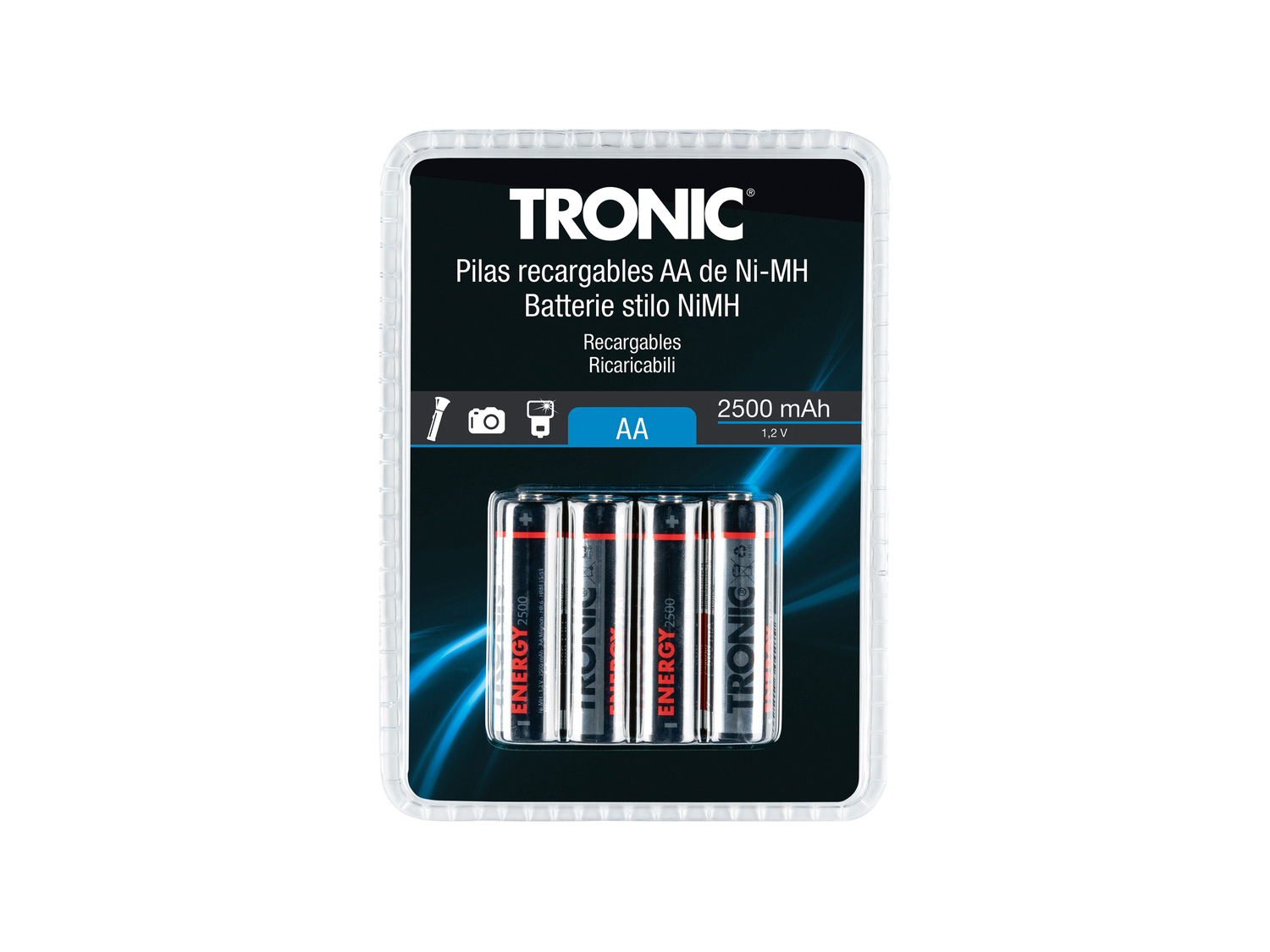Batterie ricaricabili Tronic, prezzo 3.99 €
- AAA Ministilo: 1000 mAh, 1,2 V
- ...