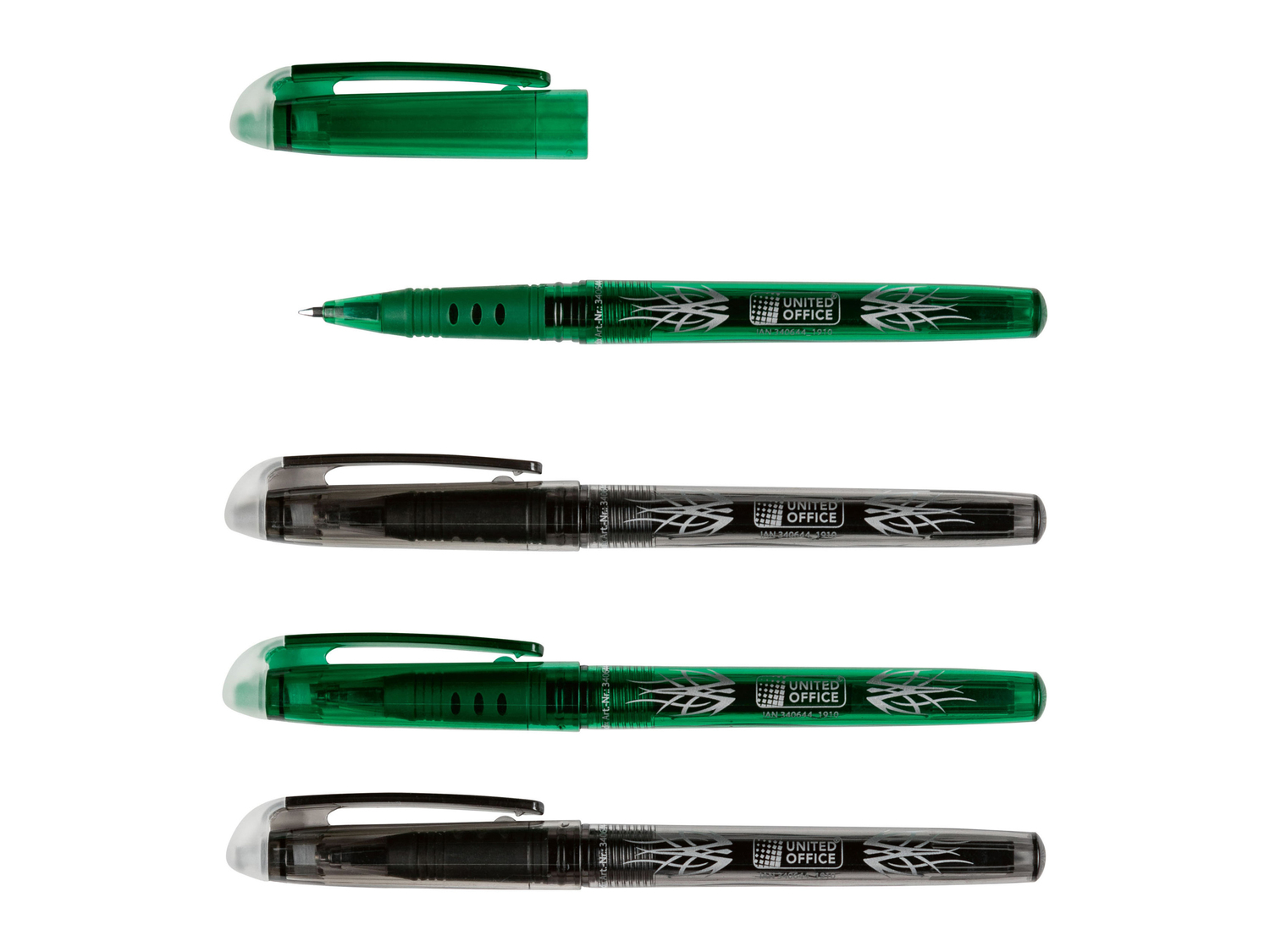 Penne cancellabili United Office, prezzo 2.49 €
4 pezzi
Caratteristiche