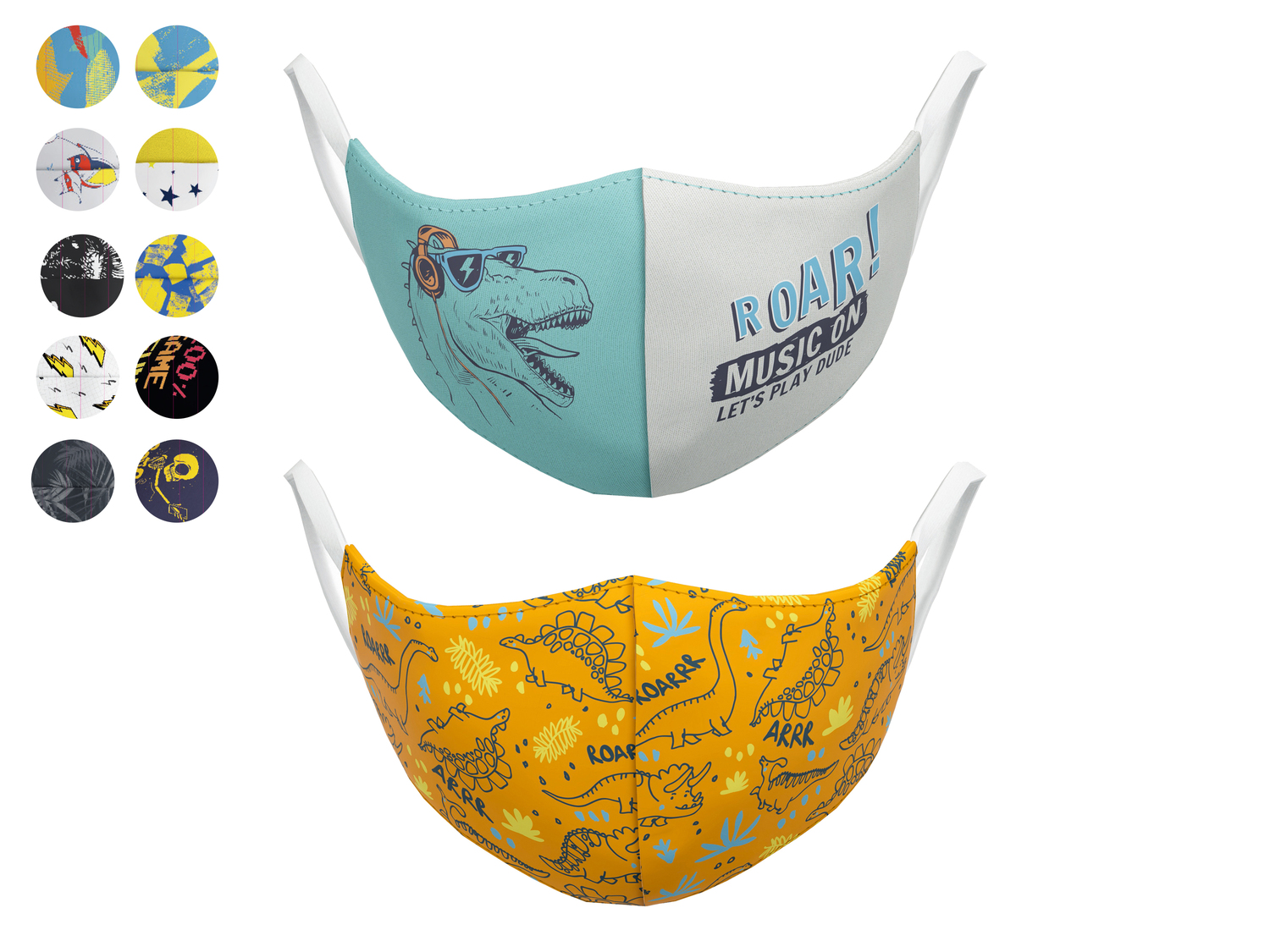 Mascherina lavabile per bambini Oeko-tex, prezzo 4.99 €
2 pezzi
- Materiale ...
