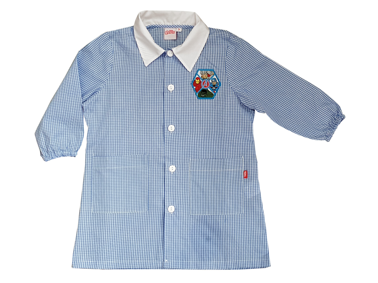 Grembiule scuola materna bambino/a , prezzo 8.99 €
Misure: 3-6 anni
-