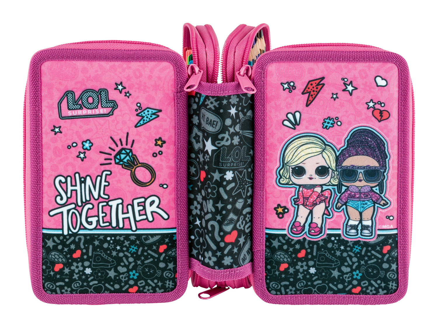 Astuccio tre cerniere LOL, Frozen, Spiderman , prezzo 14.99 €
- Con articoli ...