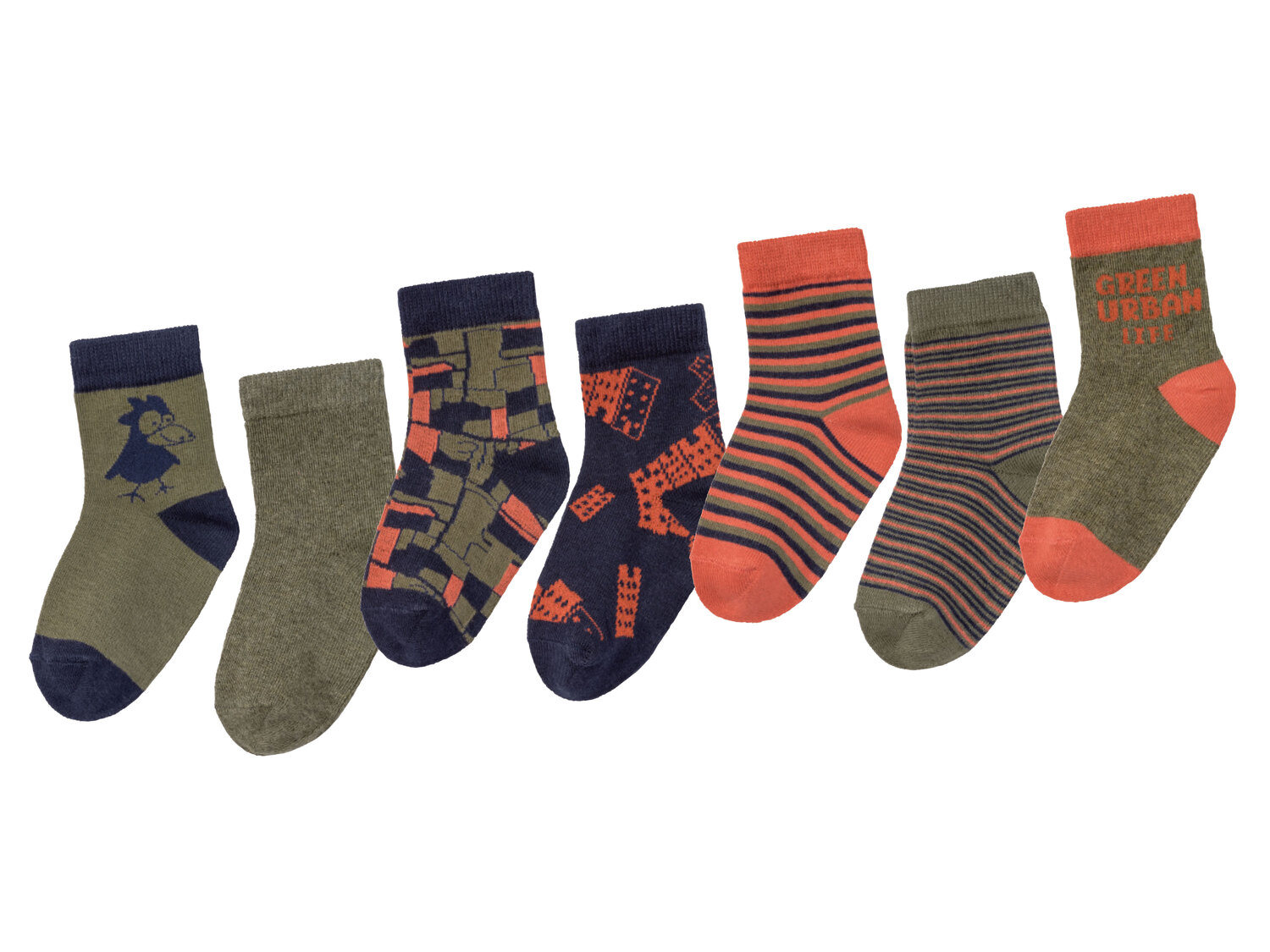 Calzini da bambino, 7 paia Lupilu, prezzo 4.99 €
Misure: 19-30
Taglie ...