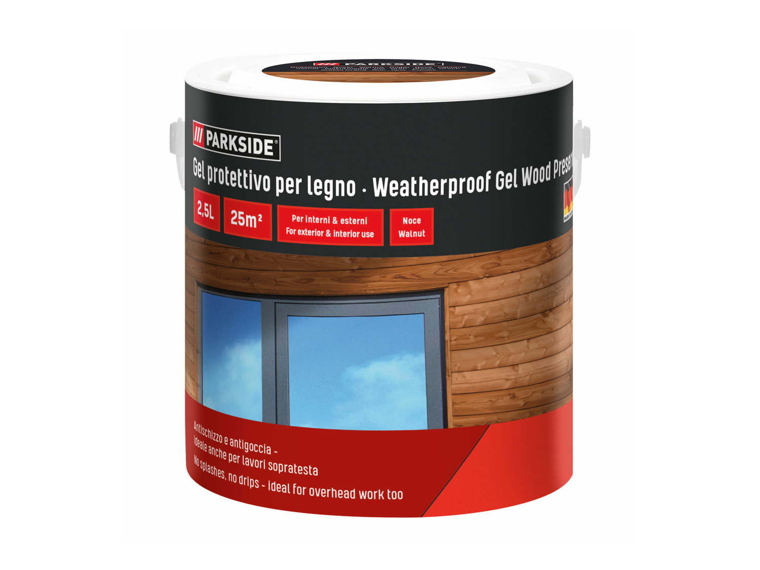 Gel protettivo per legno, 2,5 L Parkside, prezzo 9.99 €
Tonalità: rovere chiaro, ...
