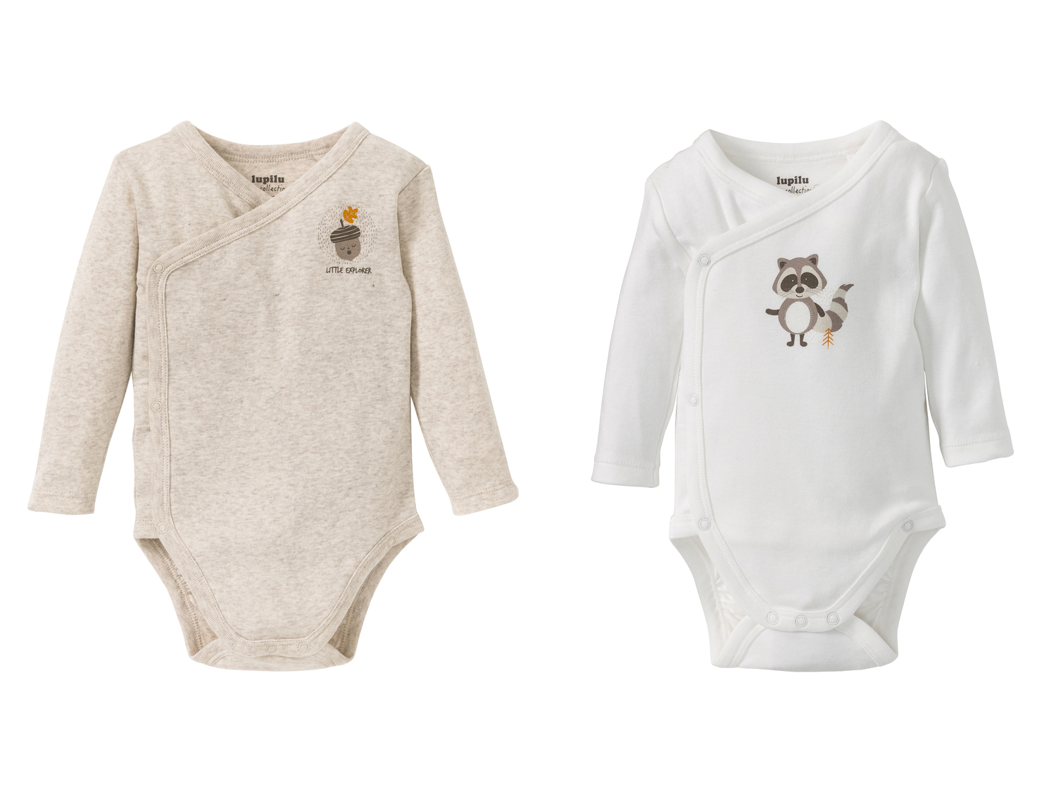 Body a manica lunga da neonato Lupilu, prezzo 4.99 €
2 pezzi - Misure: ...