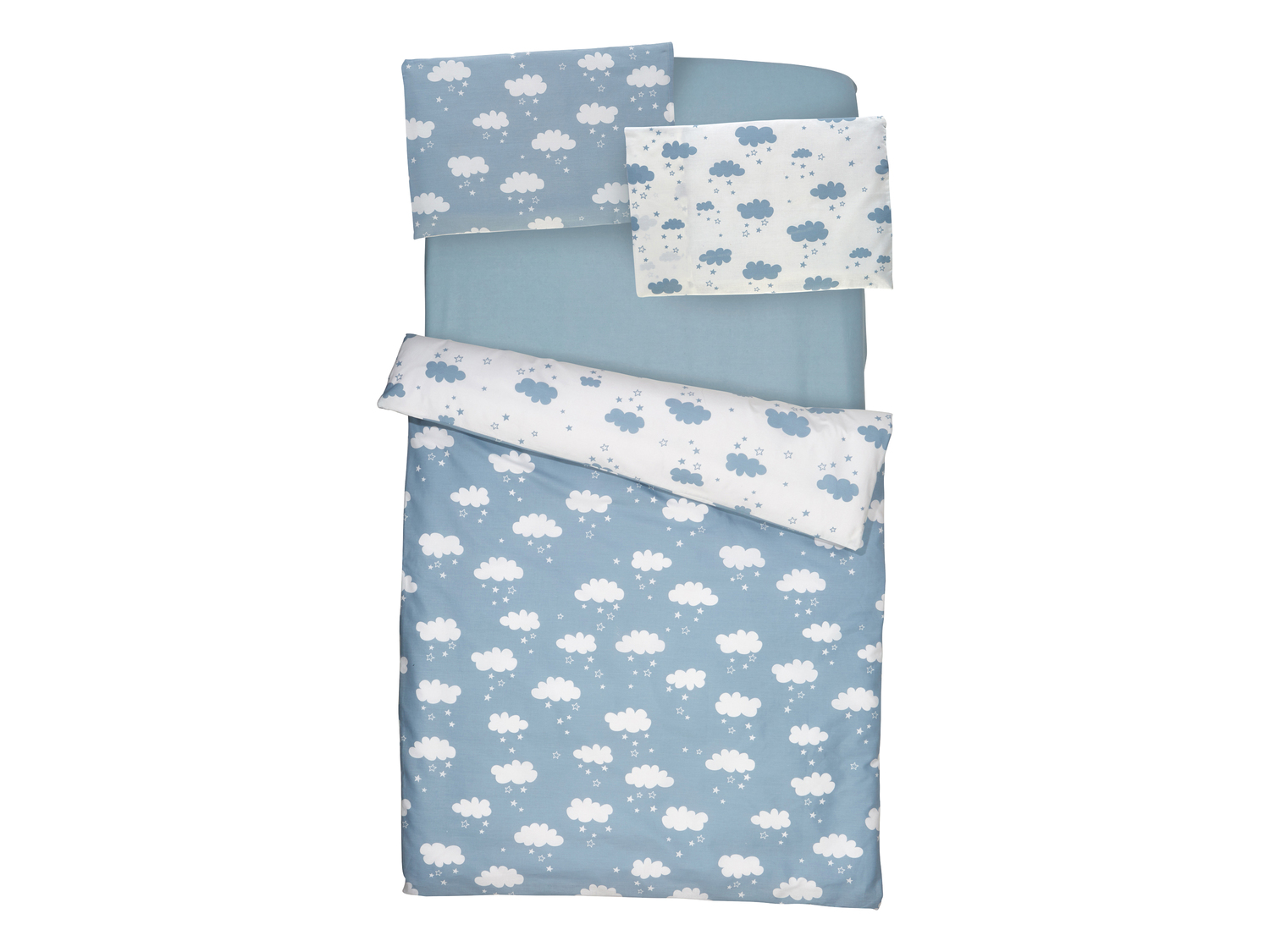 Parure copripiumino per lettino Lupilu, prezzo 9.99 €
3 pezzi
- Puro ...
