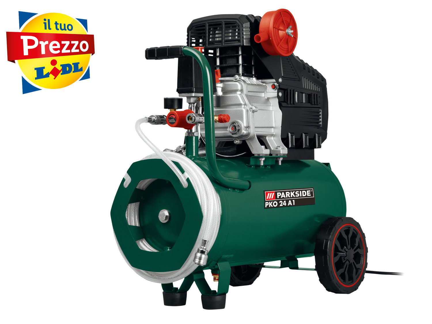 Compressore Parkside PKO 24 A1, prezzo 99.00 €
24 L
- Motore con lubrificazione ...