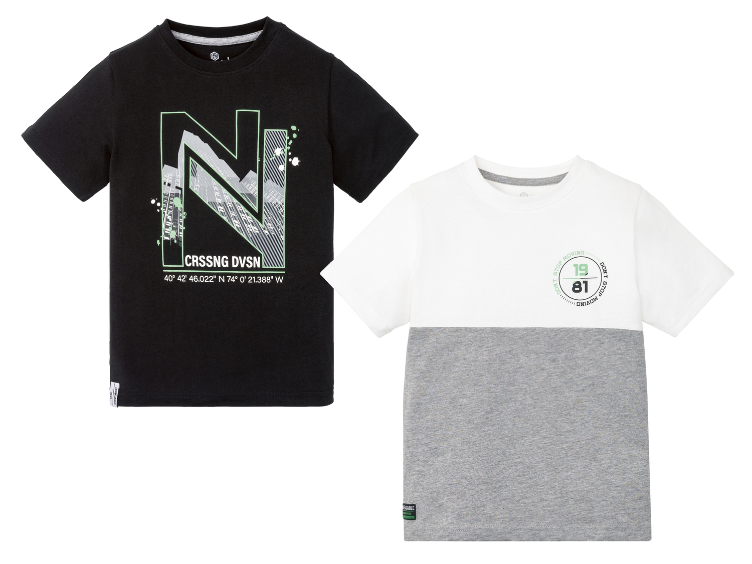 T-shirt da bambino Pepperts, prezzo 6.99 €
2 pezzi - Misure: 6-14 anni
Taglie ...