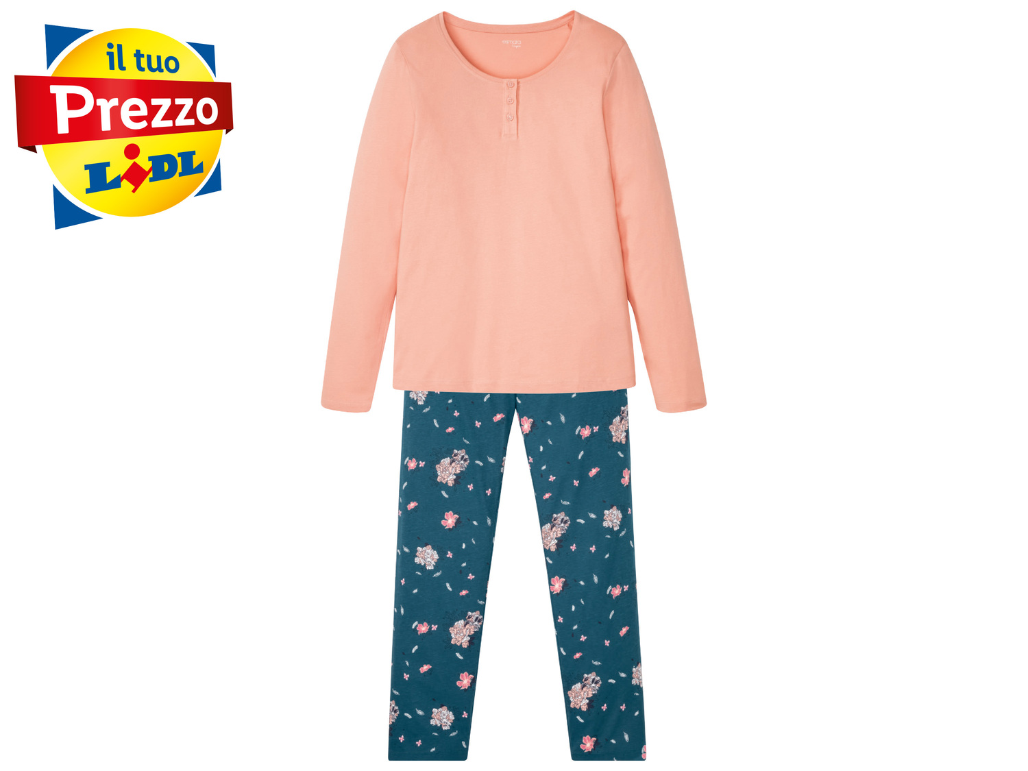 Pigiama da donna Esmara, prezzo 8.99 €
Misure: S-L
Taglie disponibili
Caratteristiche
- ...