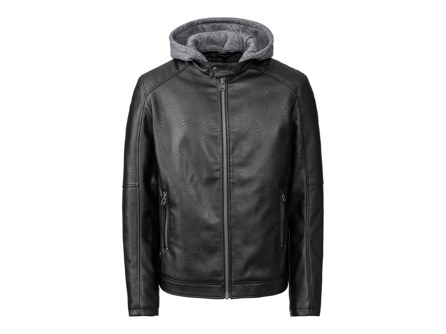 Giubbino in ecopelle da uomo Livergy, prezzo 27.99 €
Misure: 46-56
Taglie ...