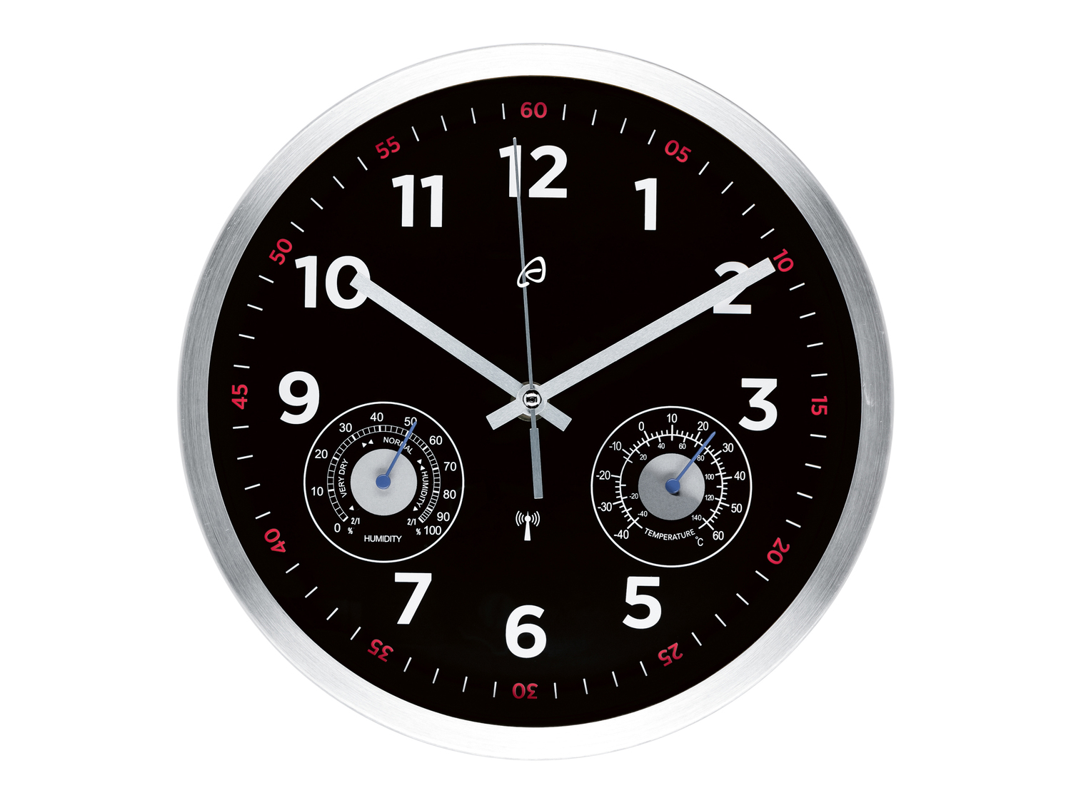 Orologio da parete radiocontrollato con termometro ed igrometro Auriol, prezzo 7.99 ...