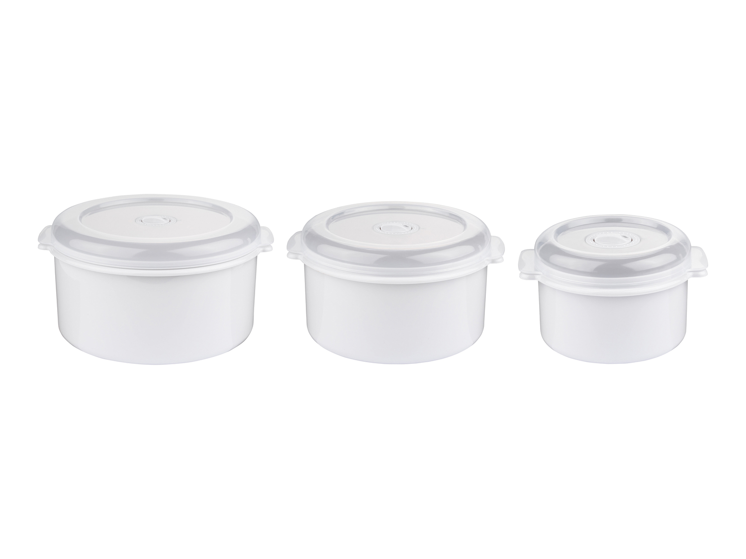 Set contenitori per microonde Ernesto, prezzo 3.99 €
3 pezzi
- 0,5 L ...