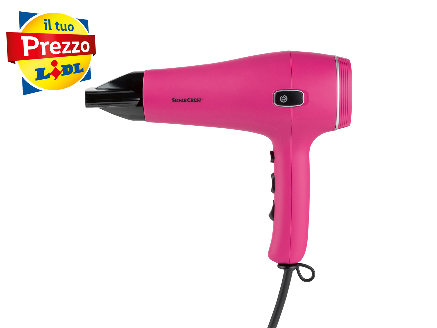 Asciugacapelli agli ioni con avvolgicavo automatico Silvercrest Personal Care, prezzo ...